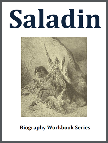 Saladin Biography Workbook - Free to print (PDF file) for high school World History students.