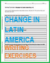 Change in Latin America Writing Exercises