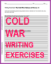 Cold War Writing Exercises Handouts