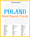 Poland Word Search Puzzle