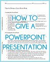 Tips for Creating a Great PowerPoint