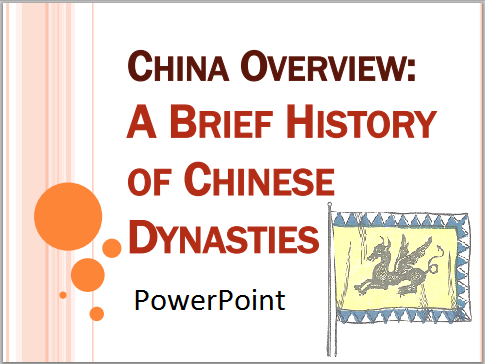 A Brief History of Chinese Dynasties - PowerPoint for high school World History students.
