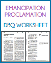 Emancipation Proclamation DBQ Worksheet