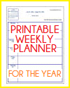 Weekly Academic Planner