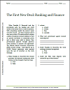 First New Deal: Banking and Finance Reading with Questions