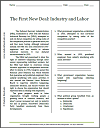 First New Deal: Industry and Labor Reading with Questions