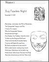 Guy Fawkes Night Lyrics