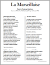 "La Marseillaise" French National Anthem Lyrics and Translation