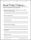 Social Media Madness Worksheet #1