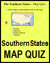 Southern States Online Map Quiz