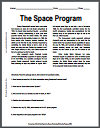 Space Program Reading with Questions