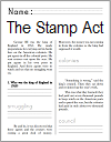 The Stamp Act for Primary Grades