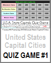 United States Capital Cities Quiz Game #1