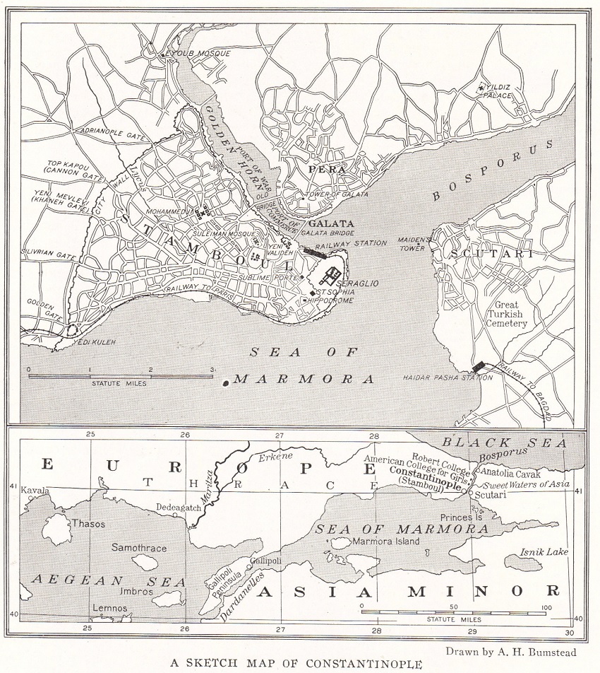 Sketch Map of Constantinople