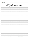Afghanistan Writing Prompt