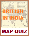 British India Interactive Map Quiz with 9 Questions
