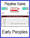 Early Peoples Playtime Quiz Game for 2 Players or 2 Teams