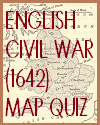 English Civil War (1642) Interactive Map Quiz with 7 Multiple-Choice Questions