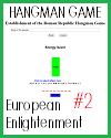 European Enlightenment Energy Saver Quiz Game #2