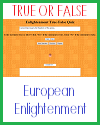European Enlightenment True or False Test