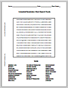 Word Search Puzzle - The Industrial Revolution