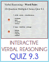 Quiz #3 - Grade 9 Interactive Verbal Reasoning