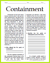 Containment Reading with Questions