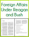 Foreign Affairs Under Reagan and Bush Reading with Questions