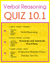 Verbal Reasoning Interactive Quiz 10.1