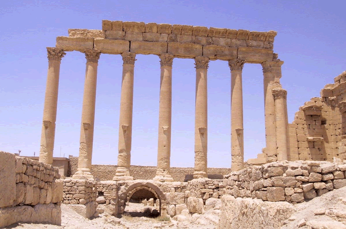 Temple Ruins at Palmyra in Syria