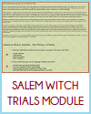 Salem Witch Trials Interactive Module for United States History