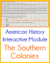 American History Interactive Module - The Southern Colonies