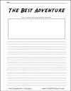 The Best Adventure K-2 Writing Prompt