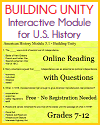 Building Unity Interactive Module for American History