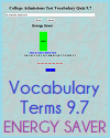 Vocabulary List 9.7 Energy Saver Game