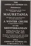 Mauretania Winter Cruise on the Mediterraean