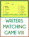 Writers Matching Game VIII