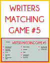Writers Matching Game #5