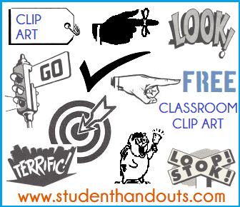 Free Classroom Sign-making and Stationery Digital Clip Art for Teachers - Vectors - JPG, PNG, SVG