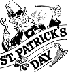 St. Patrick's Day leprechaun sign