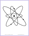 Science Room Printable Sign with Atom