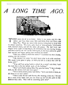 A Long Time Ago Short Story Worksheets