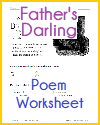 Father's Darling Poem Worksheet