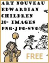 Art Nouveau Edwardian Childhood Images - Free Vector Files