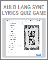 Auld Lang Syne Lyrics Quiz Game